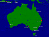Australia Towns + Borders 1600x1200